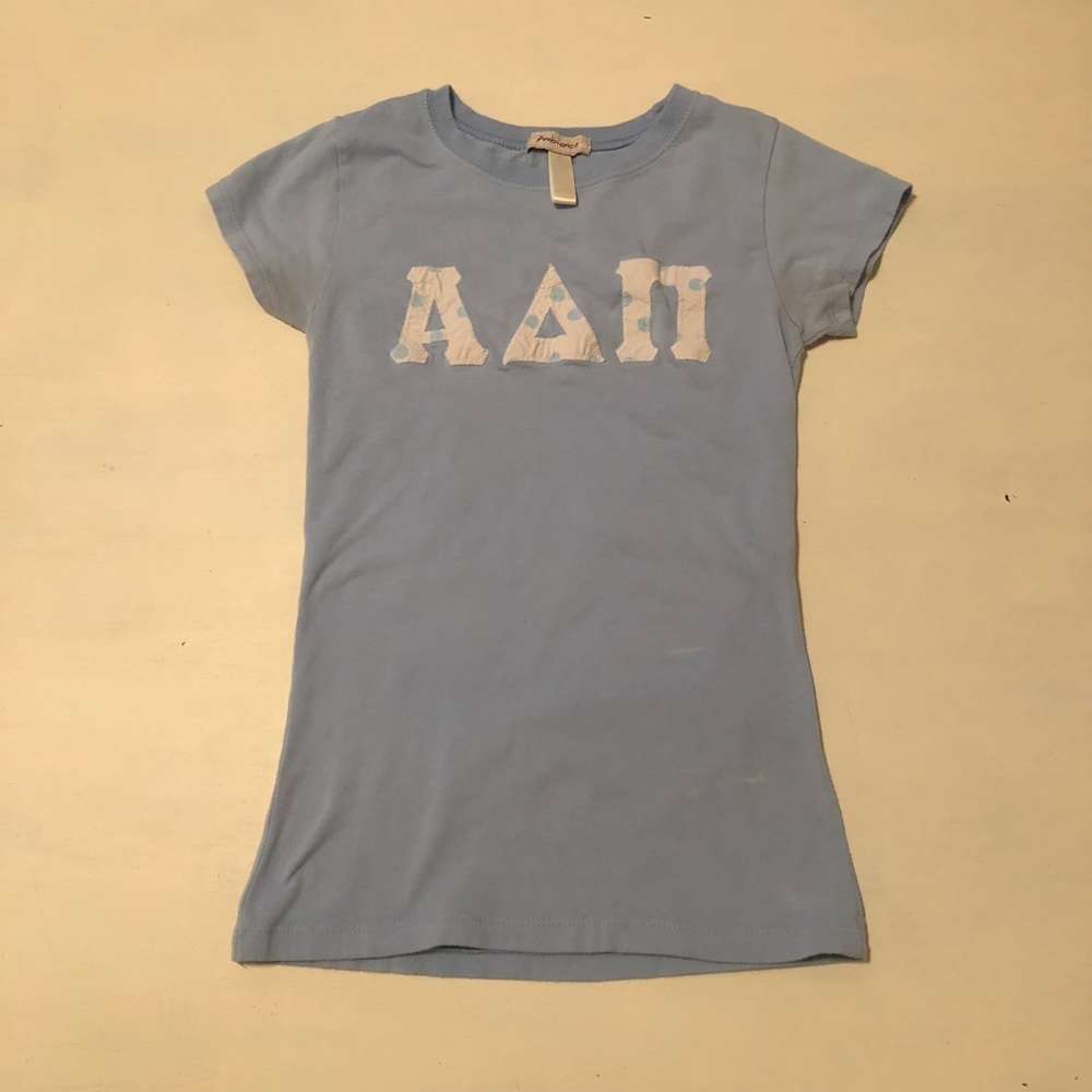 Vintage Alpha Delta Pi Handmade Stitched Letters